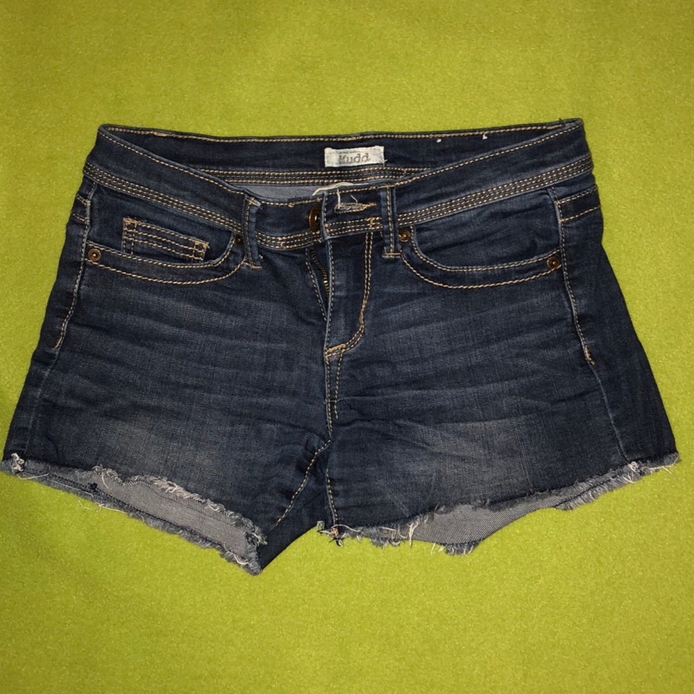 Denim jean shorts